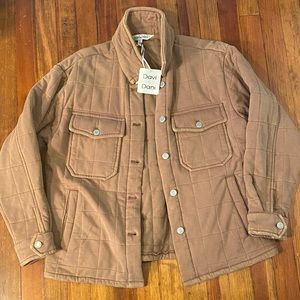 Women’s brown shacket NWT